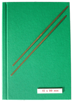 Buchbindeset Uno in grasgrün, Format A4 hoch